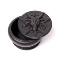 Black Baphomet Resin Trinket Box