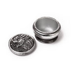 Hour of the Wolf Silver-Tone Resin Trinket Box