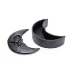 Black Skull Moon Resin Trinket Box