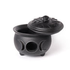 Triple Moon Resin Cauldron Pot