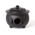 Triple Moon Resin Cauldron Pot
