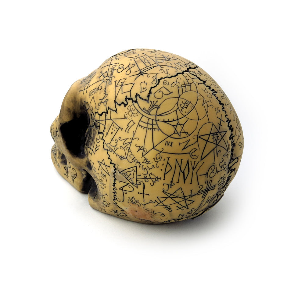 Omega Skull Resin Decoration