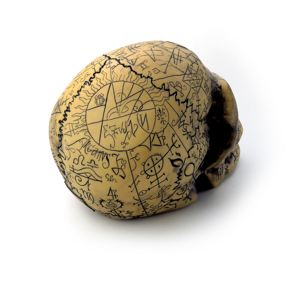 Omega Skull Resin Decoration