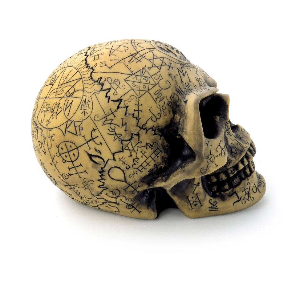 Omega Skull Resin Decoration