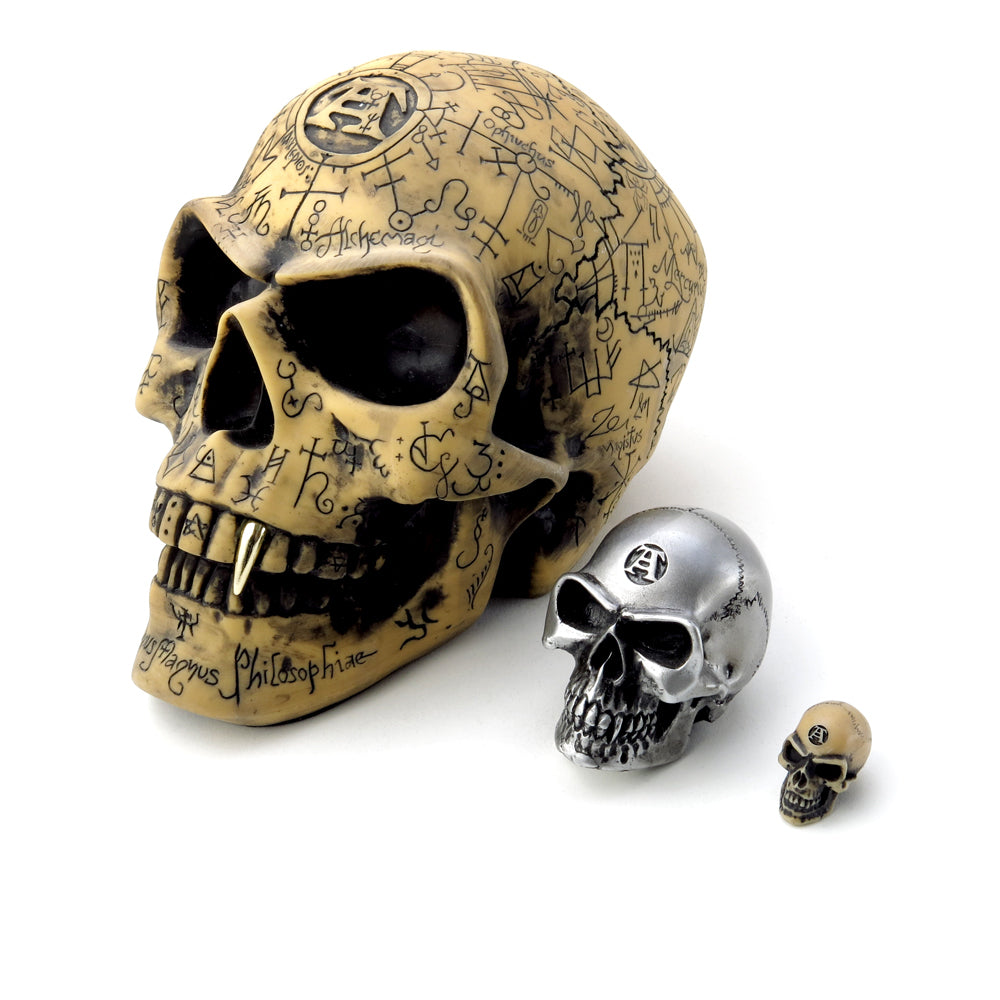 Omega Skull Resin Decoration