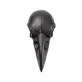 Raven Skull Resin Hand Mirror – Black