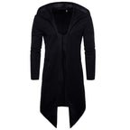 Slim-Fit Long Windbreaker Coat – S–3XL