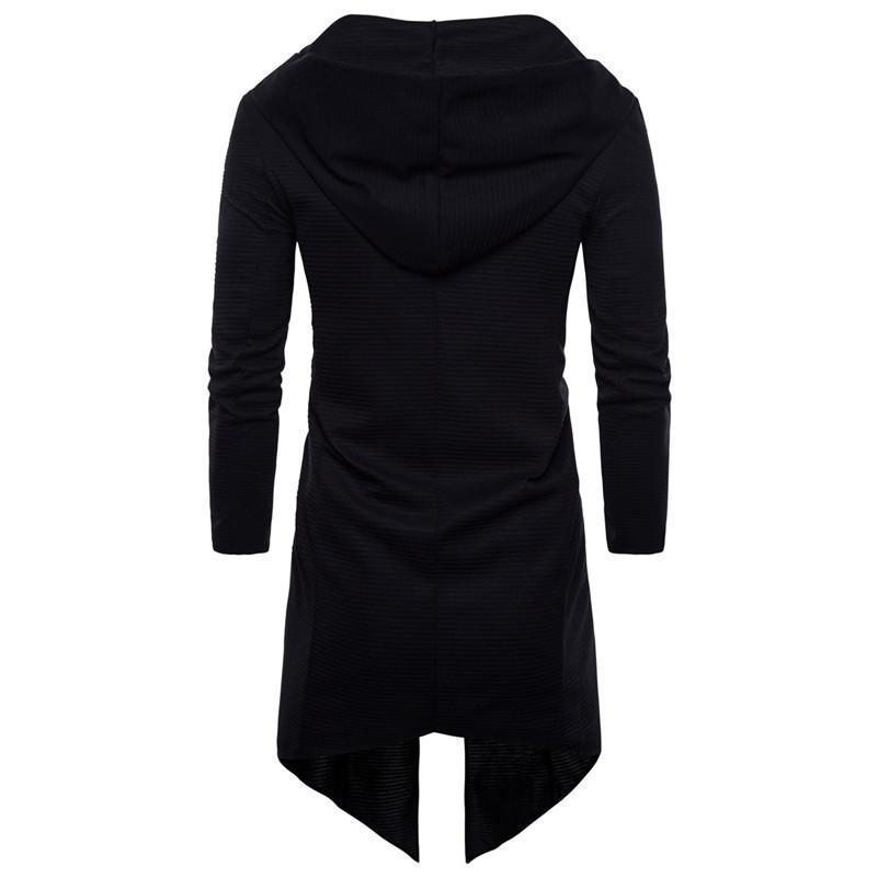 Slim-Fit Long Windbreaker Coat – S–3XL