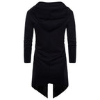 Slim-Fit Long Windbreaker Coat – S–3XL