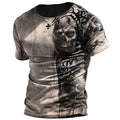 Men's Gothic Horror Skull T-Shirt – Graphic Print
