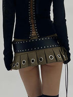 Women's Mini Skirt – Green