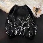 Warm Round-Neck Knitted Pullover