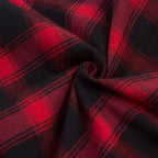 Women's Red Plaid Halter Mini Dress – S–XXL