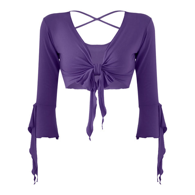 Women's Gothic Cropped Blouse