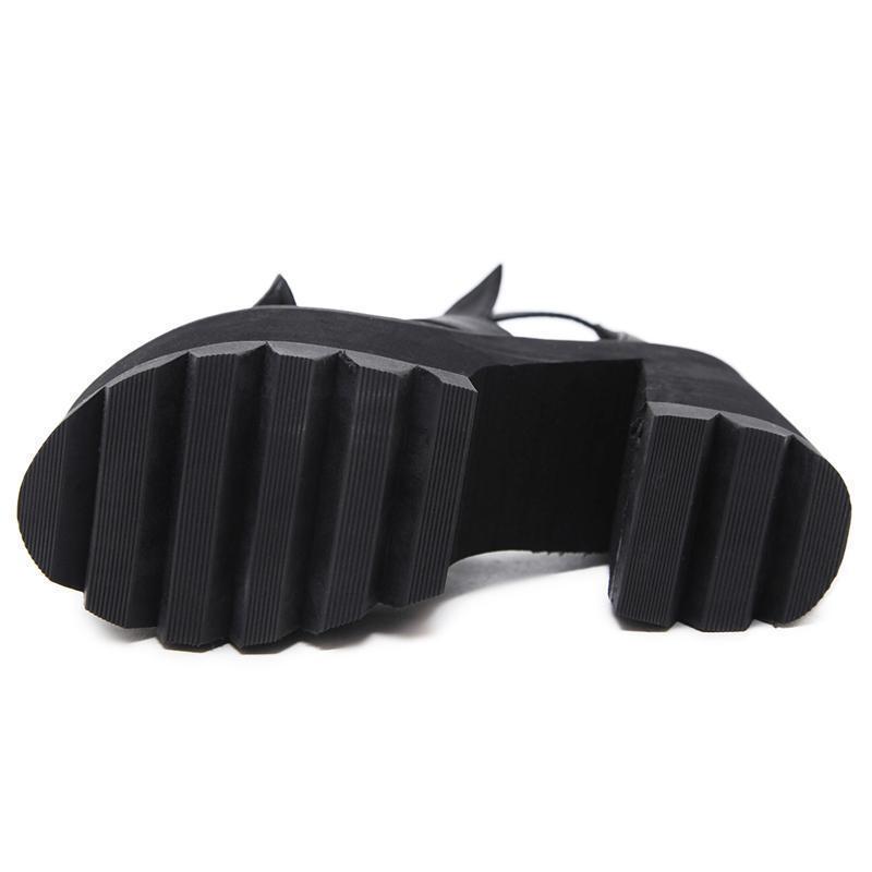 Women's Gothic PU Platform Shoes – US 4–8