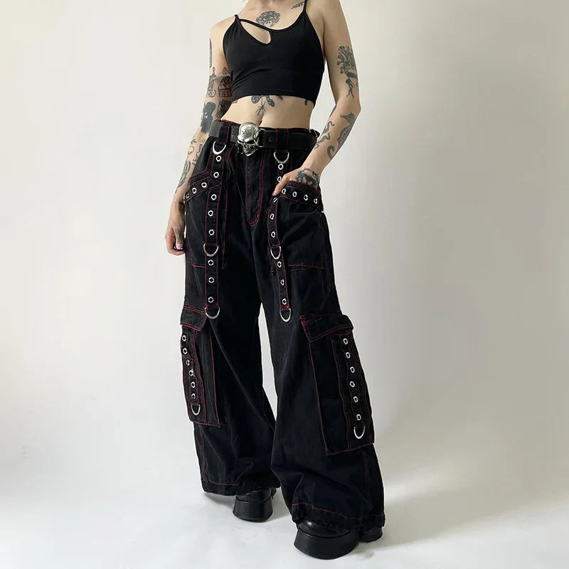 Women's Cargo Pants – Black