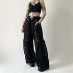 Women's Cargo Pants – Black