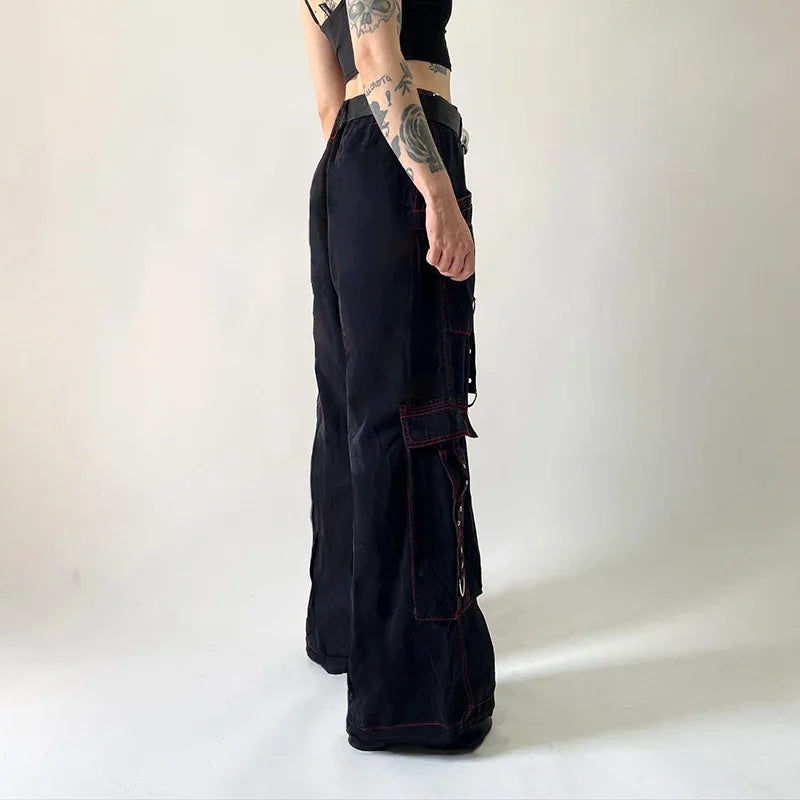 Women's Cargo Pants – Black