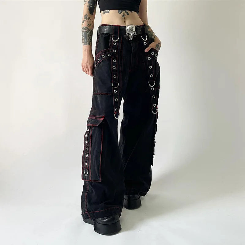 Women's Cargo Pants – Black