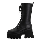 Women's Gothic Boots – PU Leather, US 4.5–12