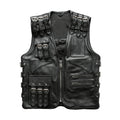 Sheepskin Leather Vest – S–3XL