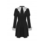 Women's Bat Collar Gothic Dress – S–XXL