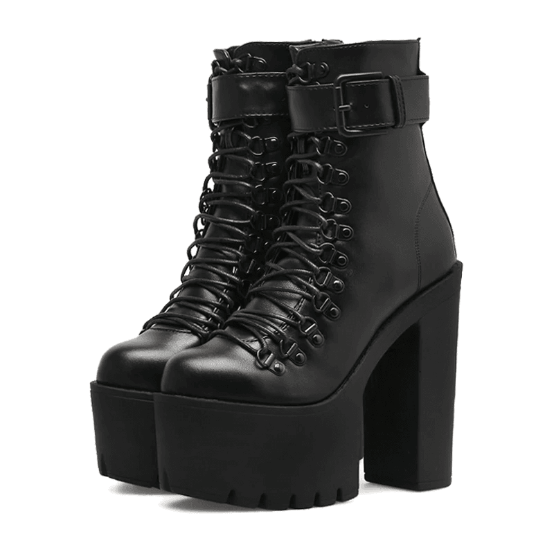 Women's Gothic High Heels – Vegan Leather