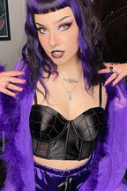 The Black Widow Corset Top – XS–XL