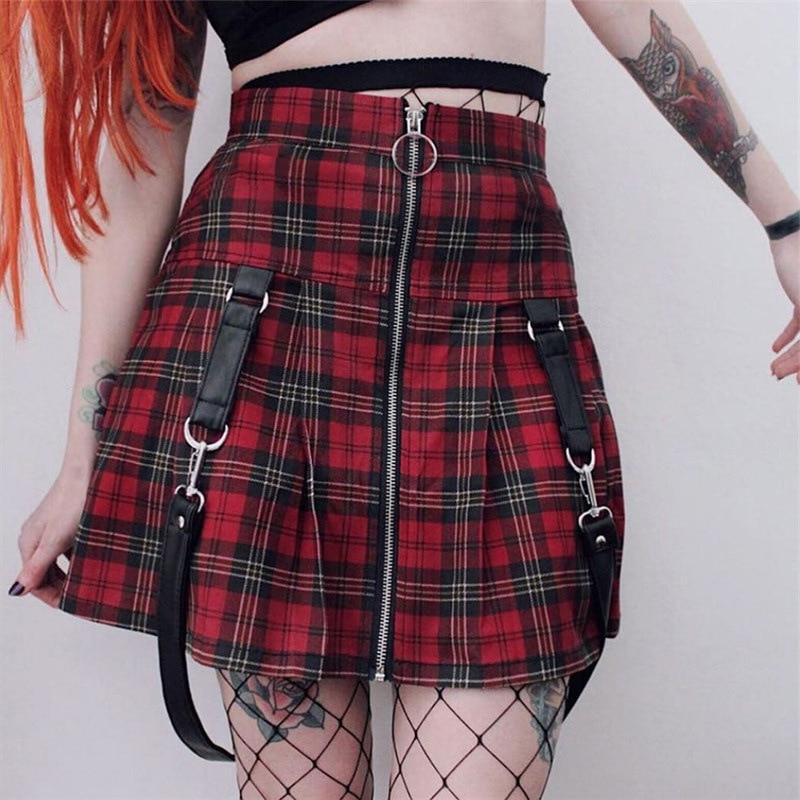 Women's Plaid Mini Skirt