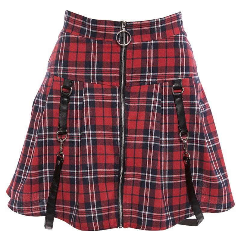 Women's Plaid Mini Skirt