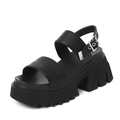Women's Gothic Summer Sandals – Black or Silver