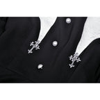 Women's Bat Collar Gothic Dress – S–XXL