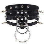 Chaos Faux Leather Choker – 46cm