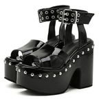 Women's Gothic Dark Mana Sandals – PU Leather