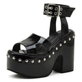 Women's Gothic Dark Mana Sandals – PU Leather