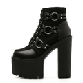 Women's Gothic Darkest Hour High Heels – PU Leather