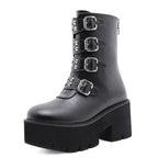 Women's Gothic Darkness Beauty Boots – PU Leather