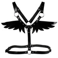 Women's Gothic Demon Harness – Black or Red, One Size