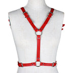 Women's Gothic Demon Harness – Black or Red, One Size