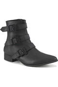 Men's Gothic Winklepicker Ankle Boots – Coffin Buckles