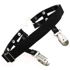 Gothic Devil Heart Faux Leather Garter