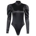 Women's Black Elegant Gothic Bodysuit – S–L