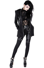 Women's Black Moon Child Mesh Bodysuit – XS–3XL