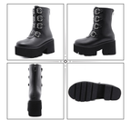 Women's Gothic Darkness Beauty Boots – PU Leather
