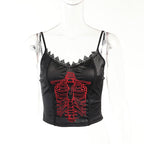 Women's Gothic Ghost Town Crop Top