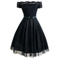 Women's Gothic Retro Dress – Sizes S–XXL