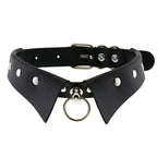 Grace PU Leather Choker – Adjustable 31–43cm