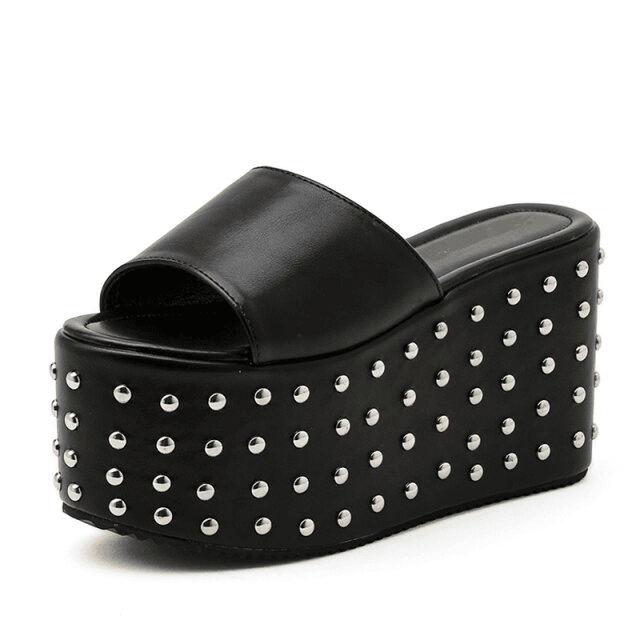 Women's High Platform Slippers