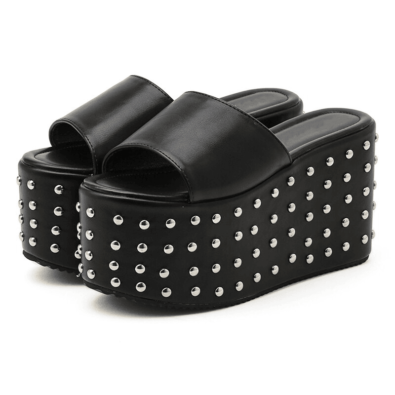 Women's High Platform Slippers