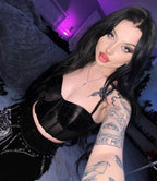 The Black Widow Corset Top – XS–XL